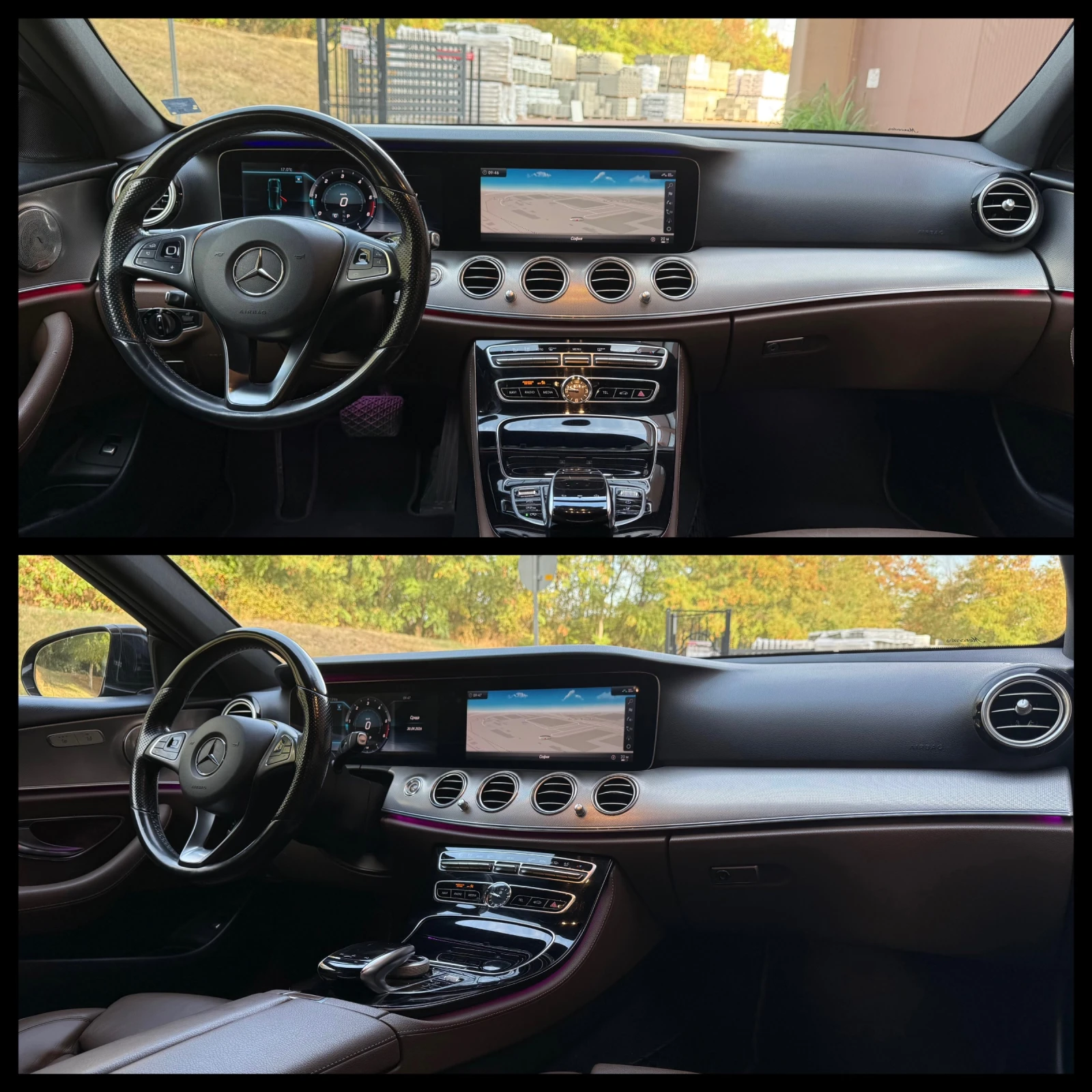 Mercedes-Benz E 220 4 MATIC AMG LINE 360������ HEAD-UP �������� | Mobile.bg � ����������� 12