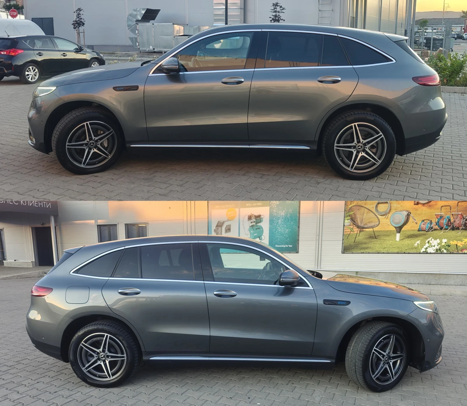 Mercedes-Benz EQC 400 AMG 4matic/408hp/PANO/ACC/SOH97%, снимка 4 - Автомобили и джипове - 55225569