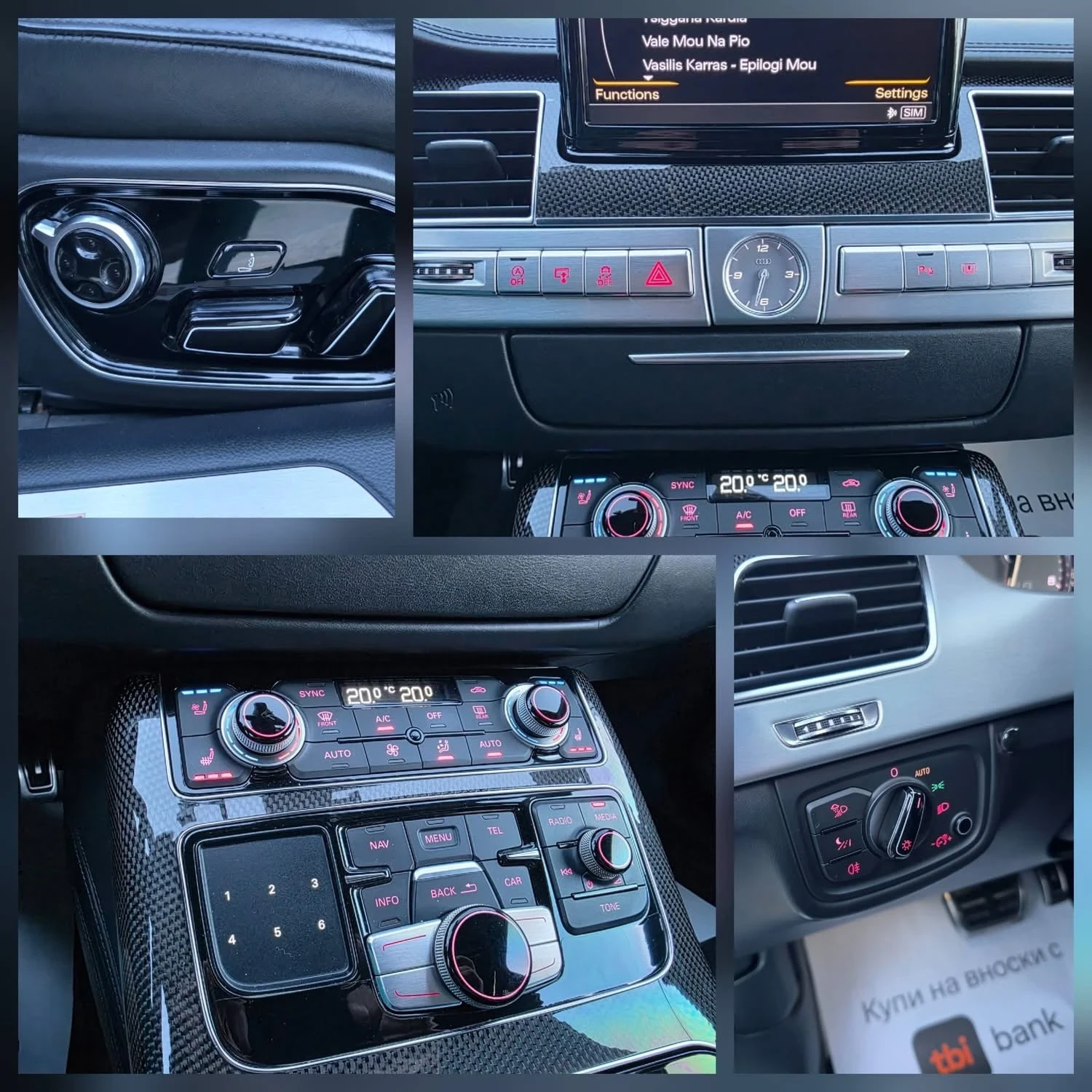 Audi S8 4.0TFSI 600K.C. / �������� / B&O / FULL | Mobile.bg � ����������� 12