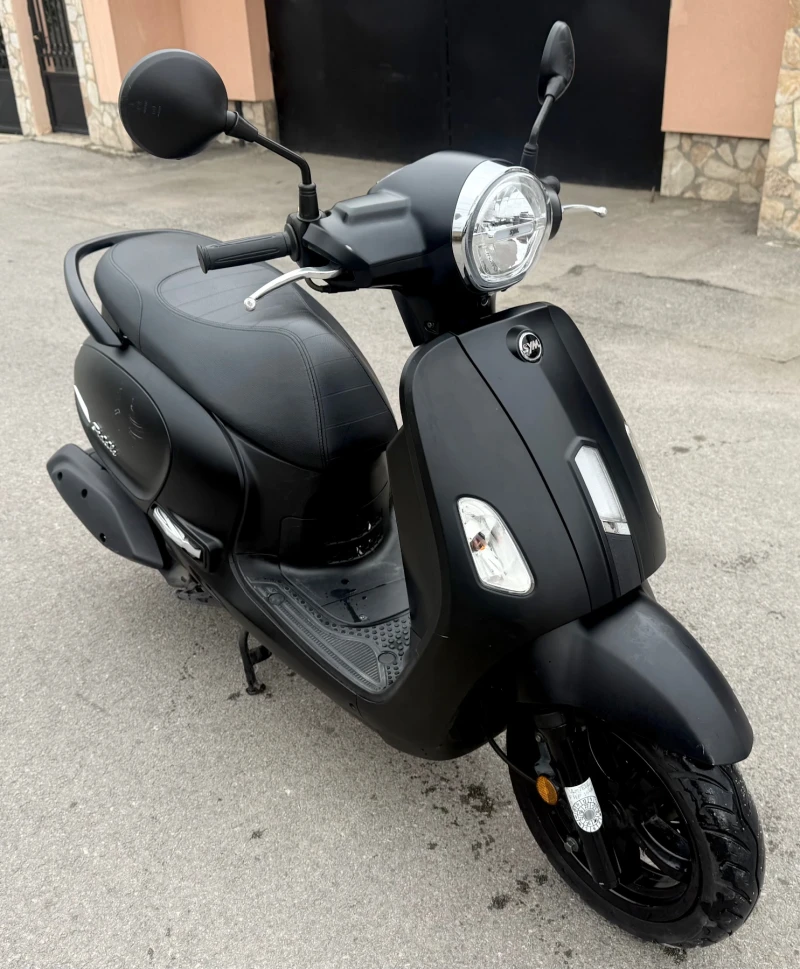 Sym Fiddle IV/50cc/2022г/Черен Мат/Дигитално табло/Vespa, снимка 3 - Мотоциклети и мототехника - 52028977