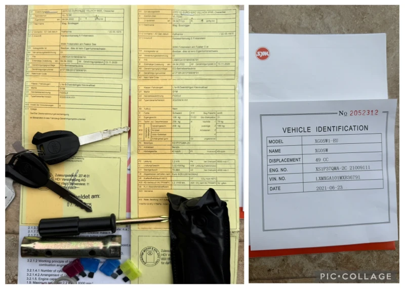 Sym Fiddle IV/50cc/2022г/Черен Мат/Дигитално табло/Vespa, снимка 17 - Мотоциклети и мототехника - 52028977