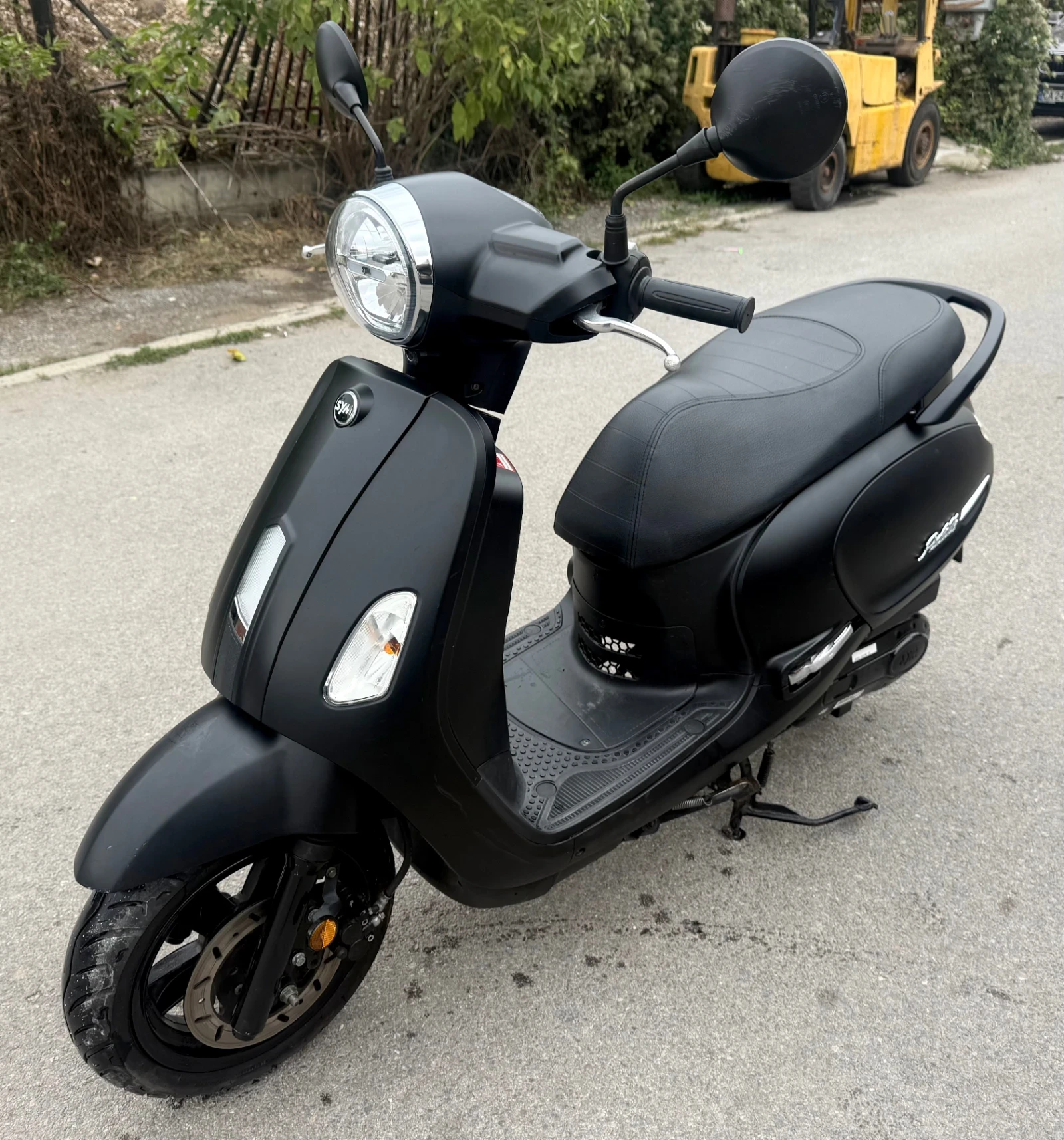 Sym Fiddle IV/50cc/2022г/Черен Мат/Дигитално табло/Vespa, снимка 1