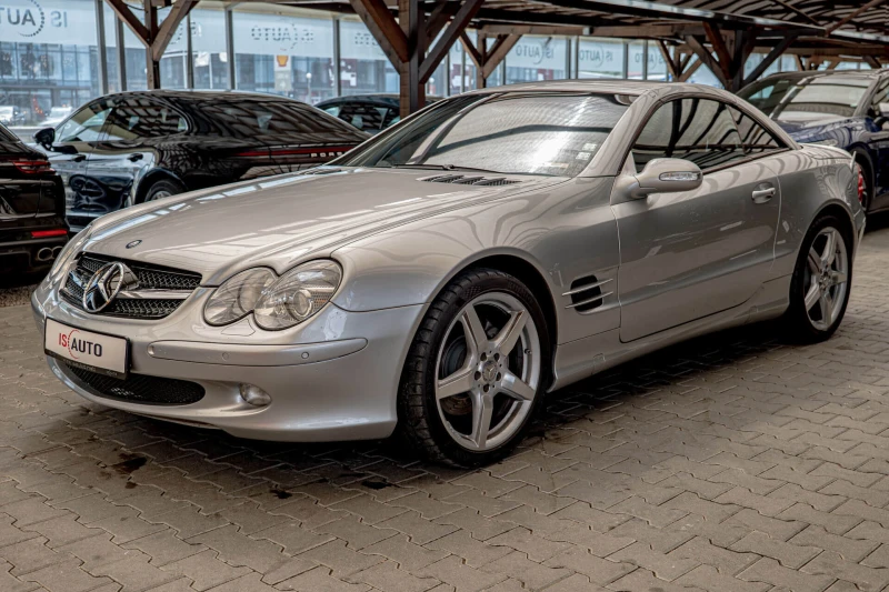Mercedes-Benz SL 500 V8/ABC/AIR Matic/Distronic/Harman Kardon/BiXenon, снимка 3 - Автомобили и джипове - 50650419