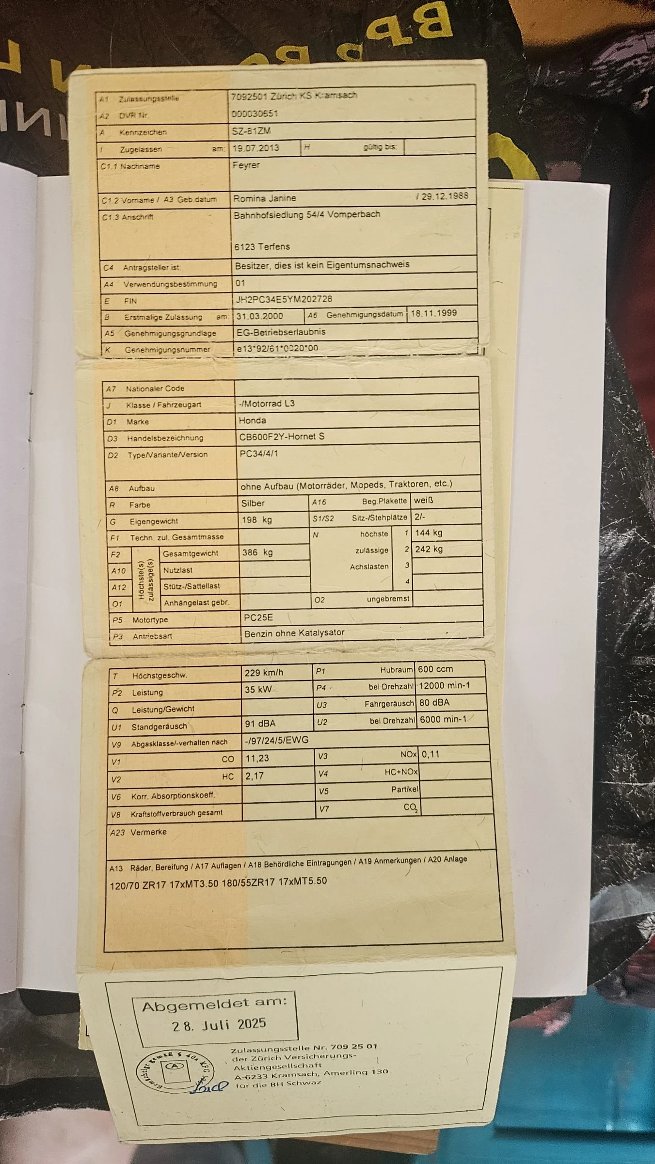 Honda Cbf 600 hornet, снимка 6 - Мотоциклети и мототехника - 54278816