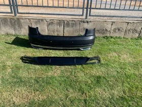 Audi A8 D5 Задна Броня+2 броя Спойлер+Дифузер Спорт Пакет S-Line, снимка 5