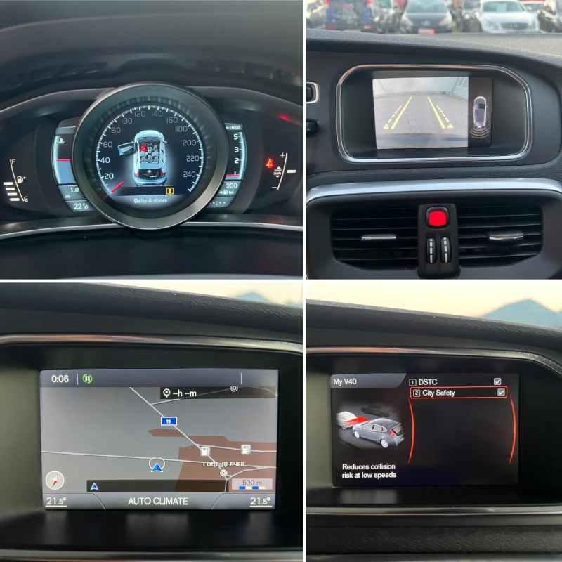 Volvo V40 D3-2.0d- 150к.с/ Старт-стоп/ Навигация/ Камера, снимка 17 - Автомобили и джипове - 51333201