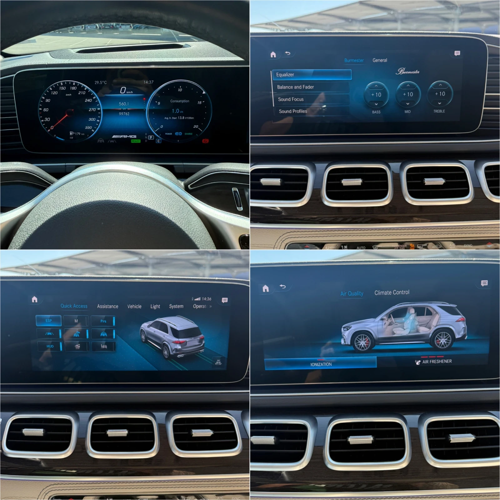 Mercedes-Benz GLE 450 4x4/AMG/DISTR+ /������/360/�����/�����/HEADUP | Mobile.bg � ����������� 17