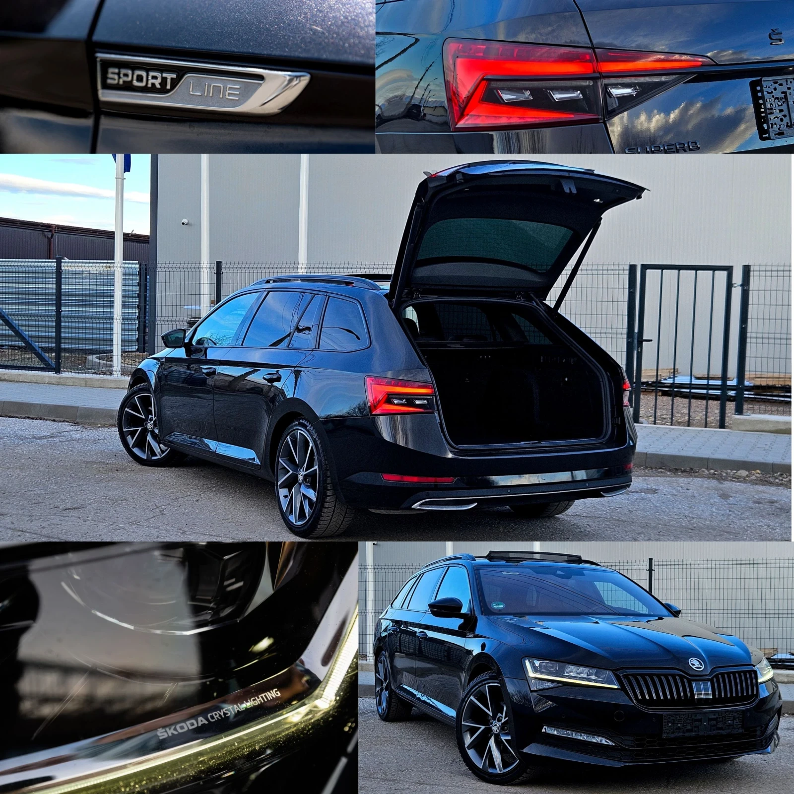 Skoda Superb 200kс, Sport line, VirtualCockpit, Crystal Lightin, снимка 13 - Автомобили и джипове - 53542520