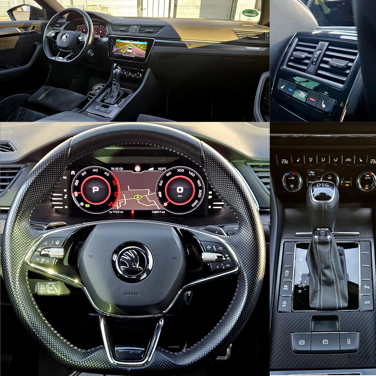 Skoda Superb 200kс, Sport line, VirtualCockpit, Crystal Lightin, снимка 12 - Автомобили и джипове - 53542520