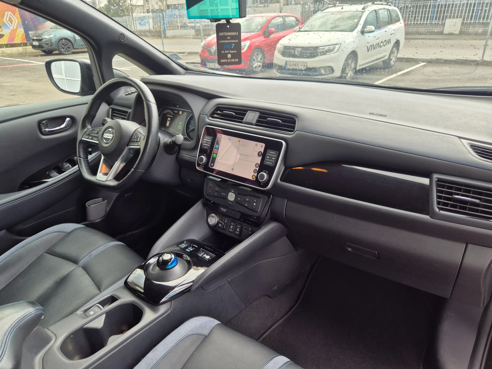 Nissan Leaf  TEKNA* ВСИЧКИ-ВЪЗМОЖНИ-ЕКСТРИ* , снимка 13 - Автомобили и джипове - 54238845