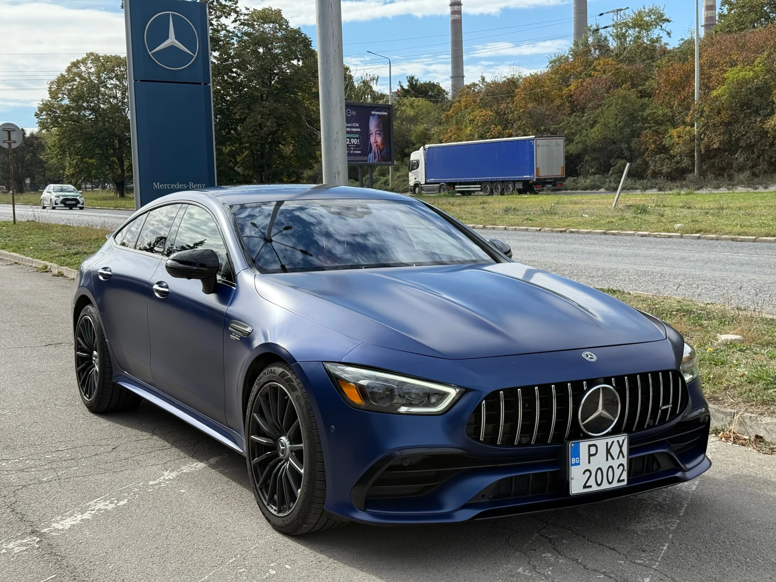 Mercedes-Benz AMG GT 53 4MATIC+ /BLUE MAGNO/FULL EXTRAS/BURM/360/4MATIC