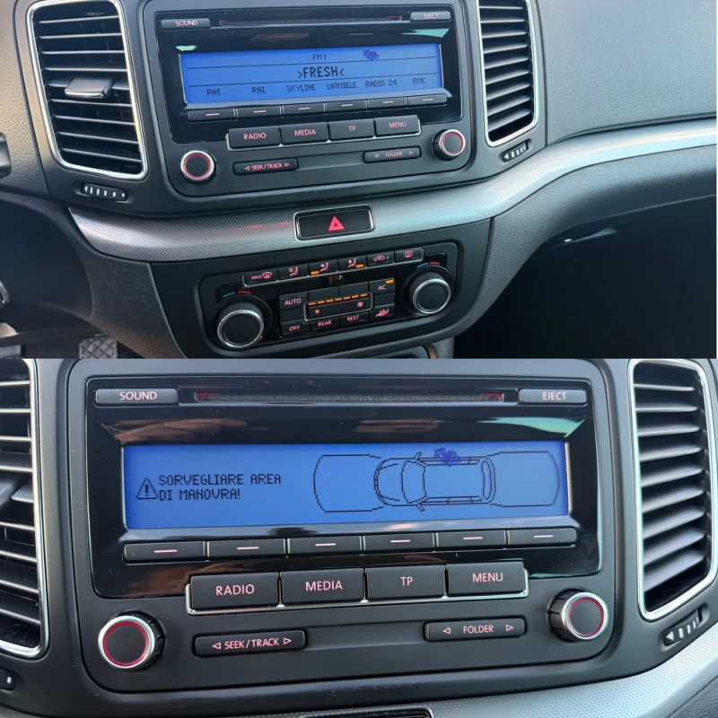 VW Sharan 2.0* TDI* BLUEMOTION* 6+ 1, снимка 15 - Автомобили и джипове - 52171770