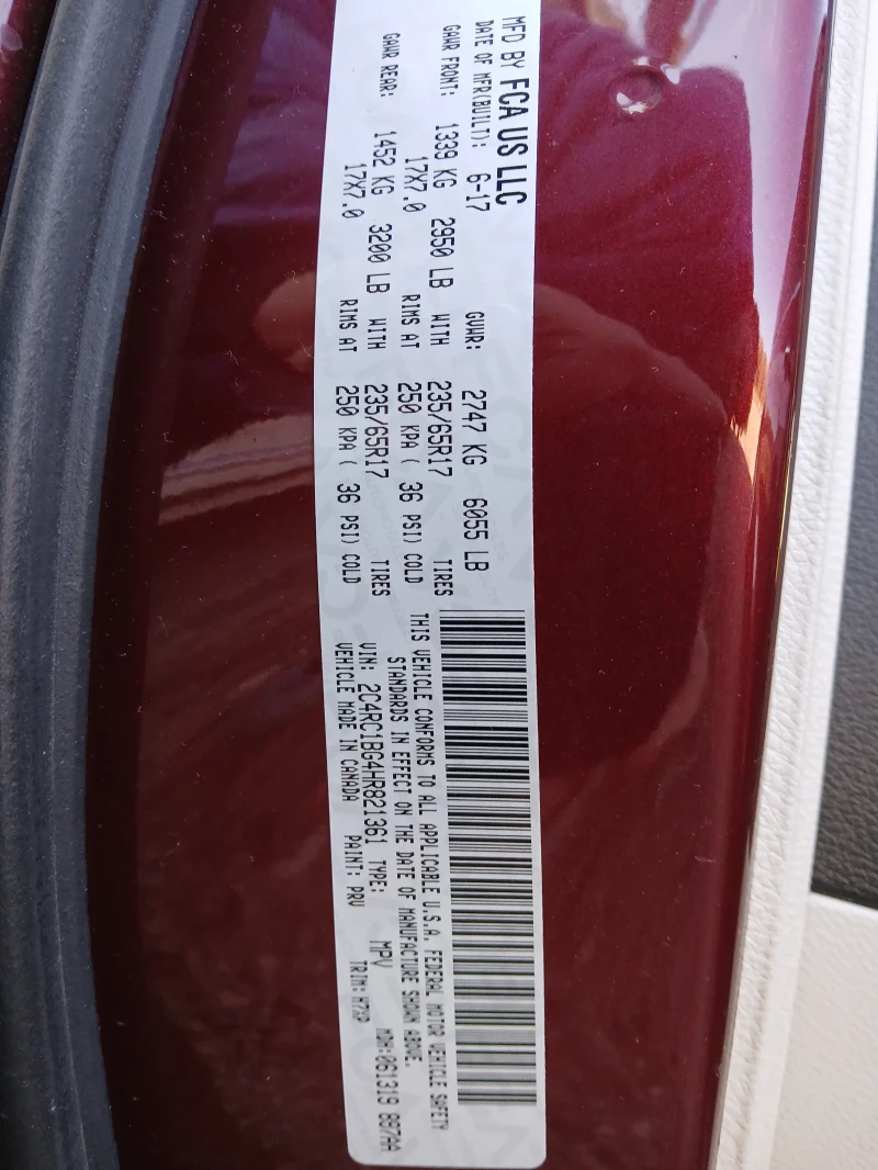 Chrysler Pacifica 8 passengers, снимка 17 - Автомобили и джипове - 52283839