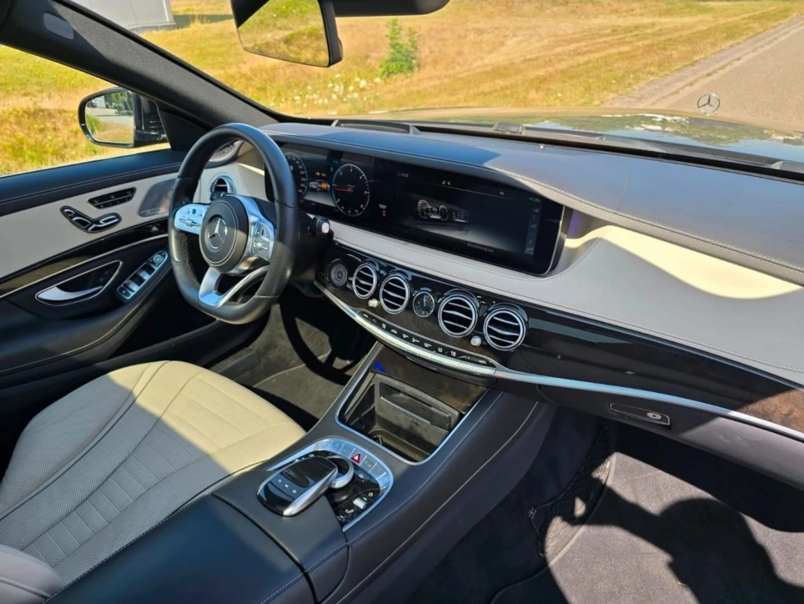 Mercedes-Benz S 350 Очакван Внос AMG Long3xTV360NIGHTHUDBURMPANORAMA, снимка 13 - Автомобили и джипове - 55413351