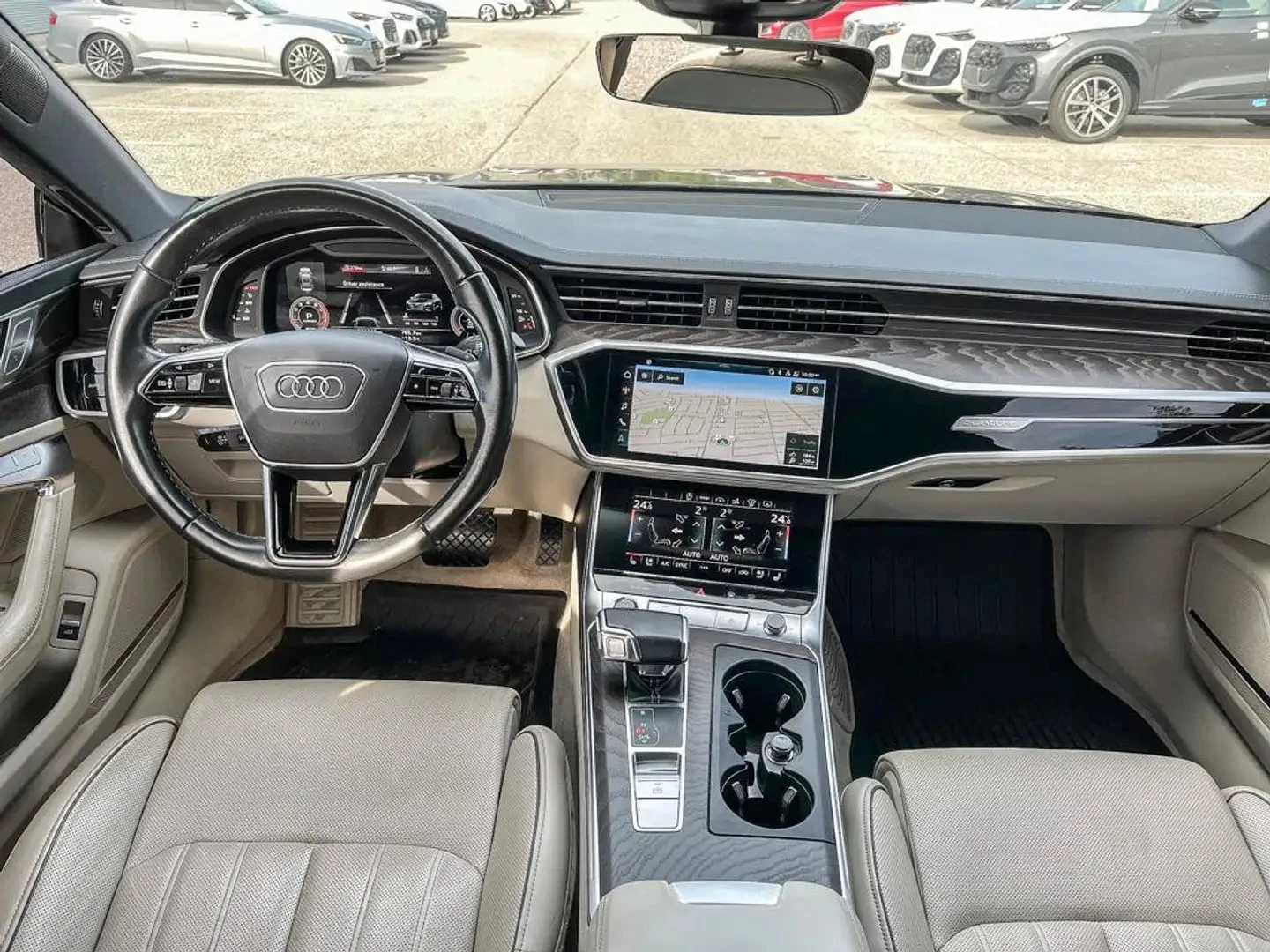 Audi A7 2022* TECHNIK* DIS* S-LINE* DIGITAL* B&O* ОБДУХ* К, снимка 10 - Автомобили и джипове - 56315456