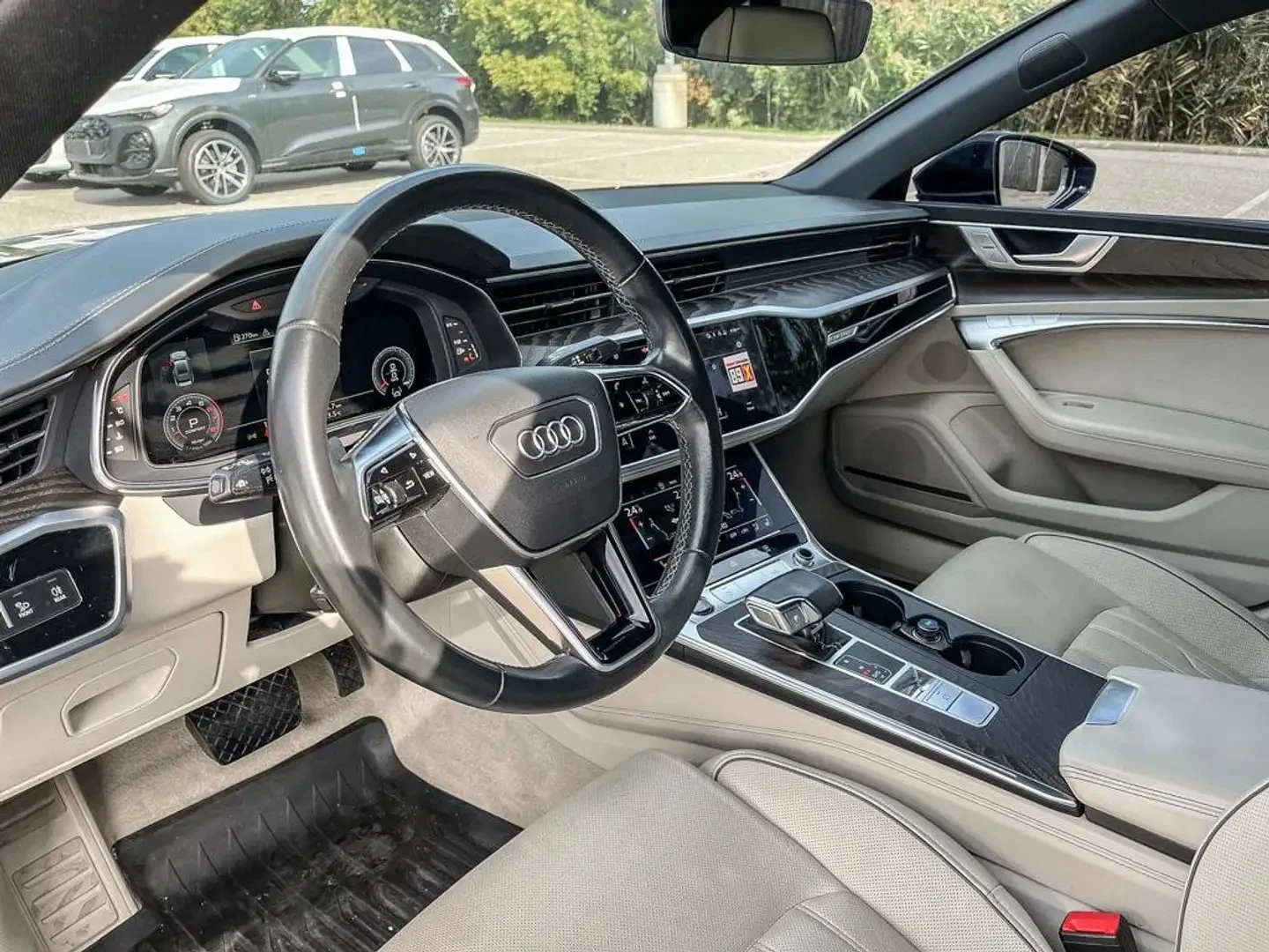 Audi A7 2022* TECHNIK* DIS* S-LINE* DIGITAL* B&O* ОБДУХ* К, снимка 9 - Автомобили и джипове - 56315456