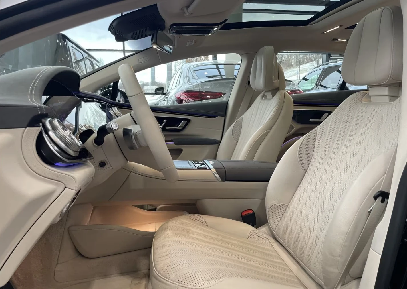 Mercedes-Benz EQS 580/523HP/4M/HYPERSCRN/360/PANO/BURM/MEMORY/941v | Mobile.bg � ����������� 13