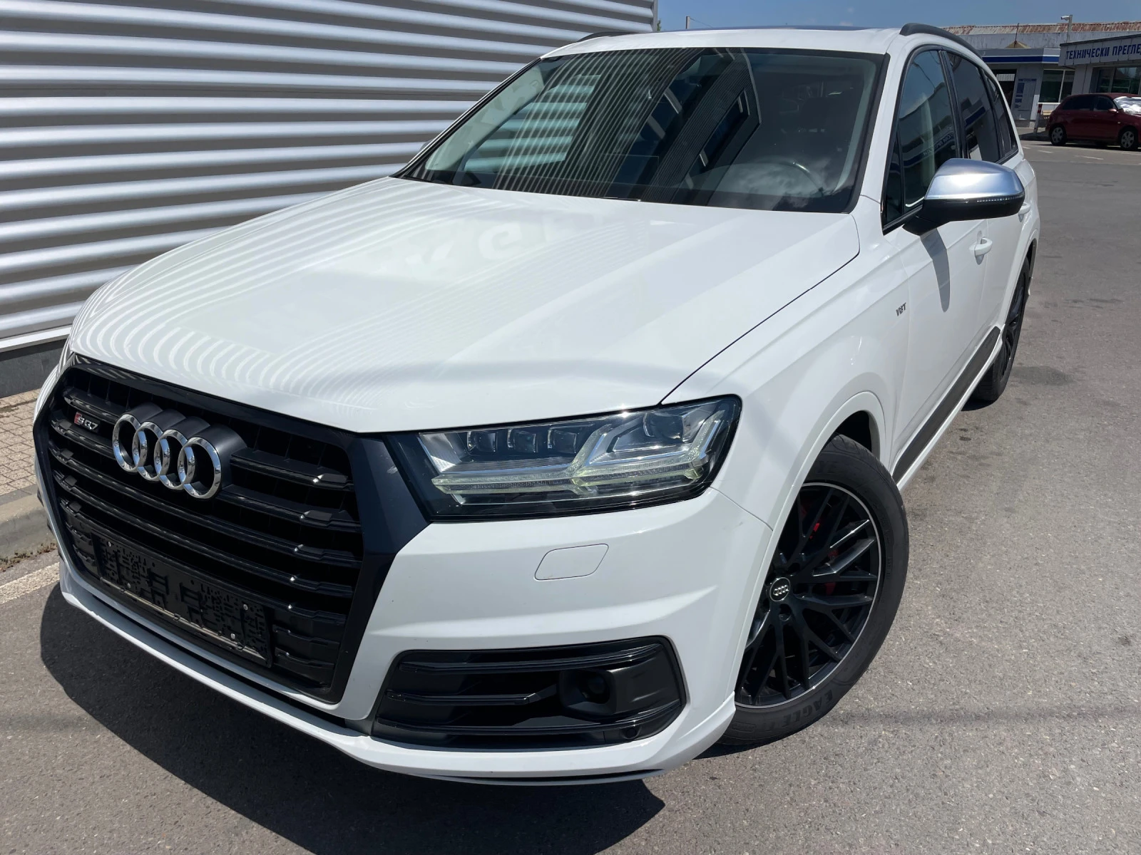 Audi SQ7 4.0 V8T+ S-line+ MATRIX+ 7места+ Кожа+ Панорама+ П - [1] 