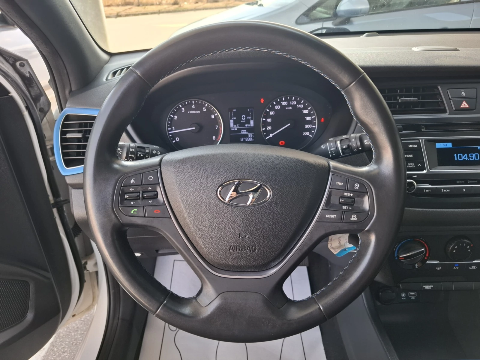 Hyundai I20 1.2 LED 127340 к.м. EURO6, снимка 11 - Автомобили и джипове - 56196821