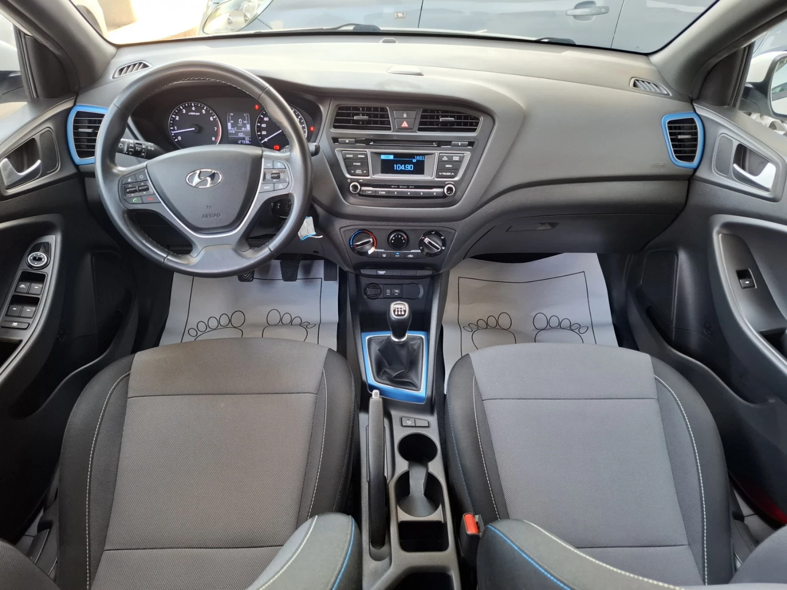 Hyundai I20 1.2 LED 127340 к.м. EURO6, снимка 10 - Автомобили и джипове - 56196821