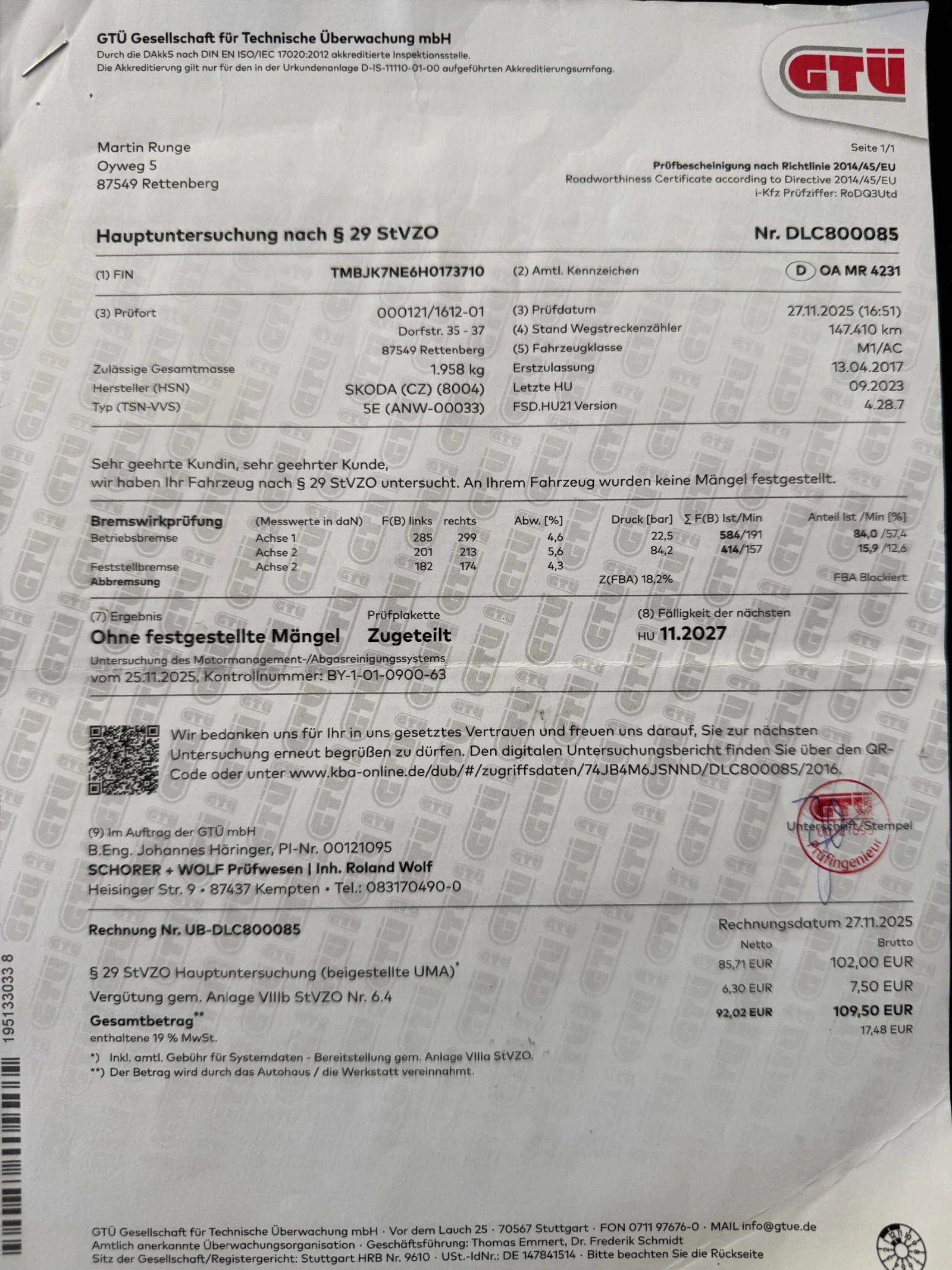 Skoda Octavia 2.0TDI/184/VRS/164000km/CANTON, снимка 14 - Автомобили и джипове - 56333383