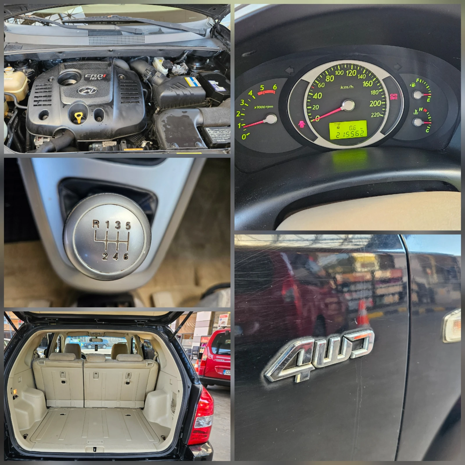Hyundai Tucson 2.0 Crdi 6skorost/4Wd/Klimatik/Facelift, снимка 15 - Автомобили и джипове - 55075356