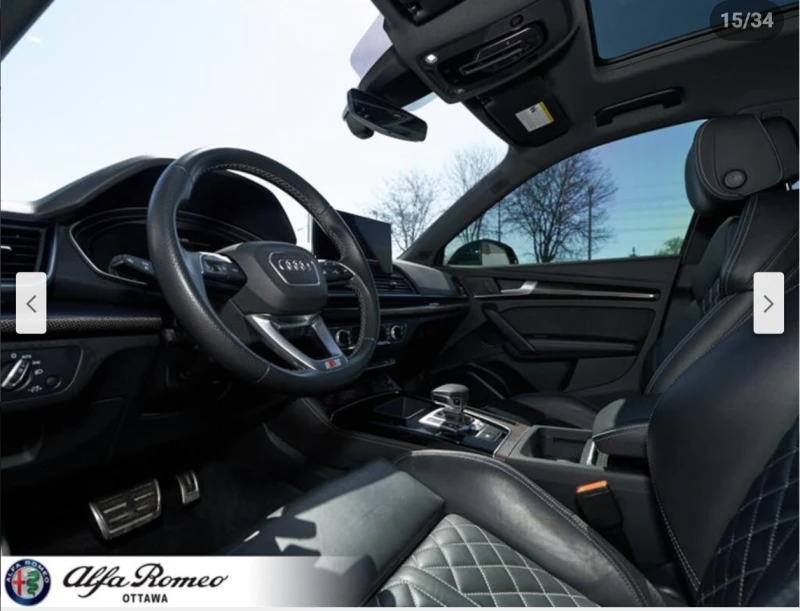 Audi SQ5 MATRIX* 360КАМЕРА* ДИСТРОНИК* LANE* ASSIST* , снимка 15 - Автомобили и джипове - 52149020