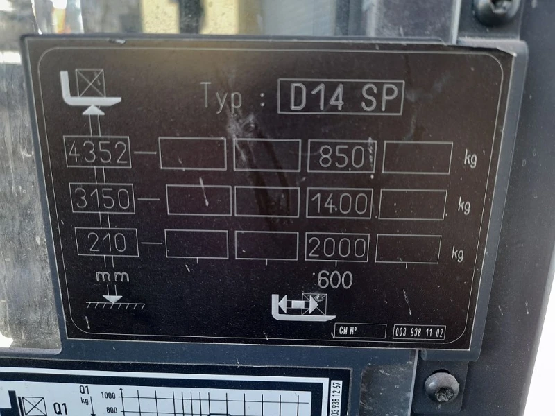 Електрокар Linde D14-Електрическа Високоподемна -Стакер, снимка 14 - Индустриална техника - 38158292