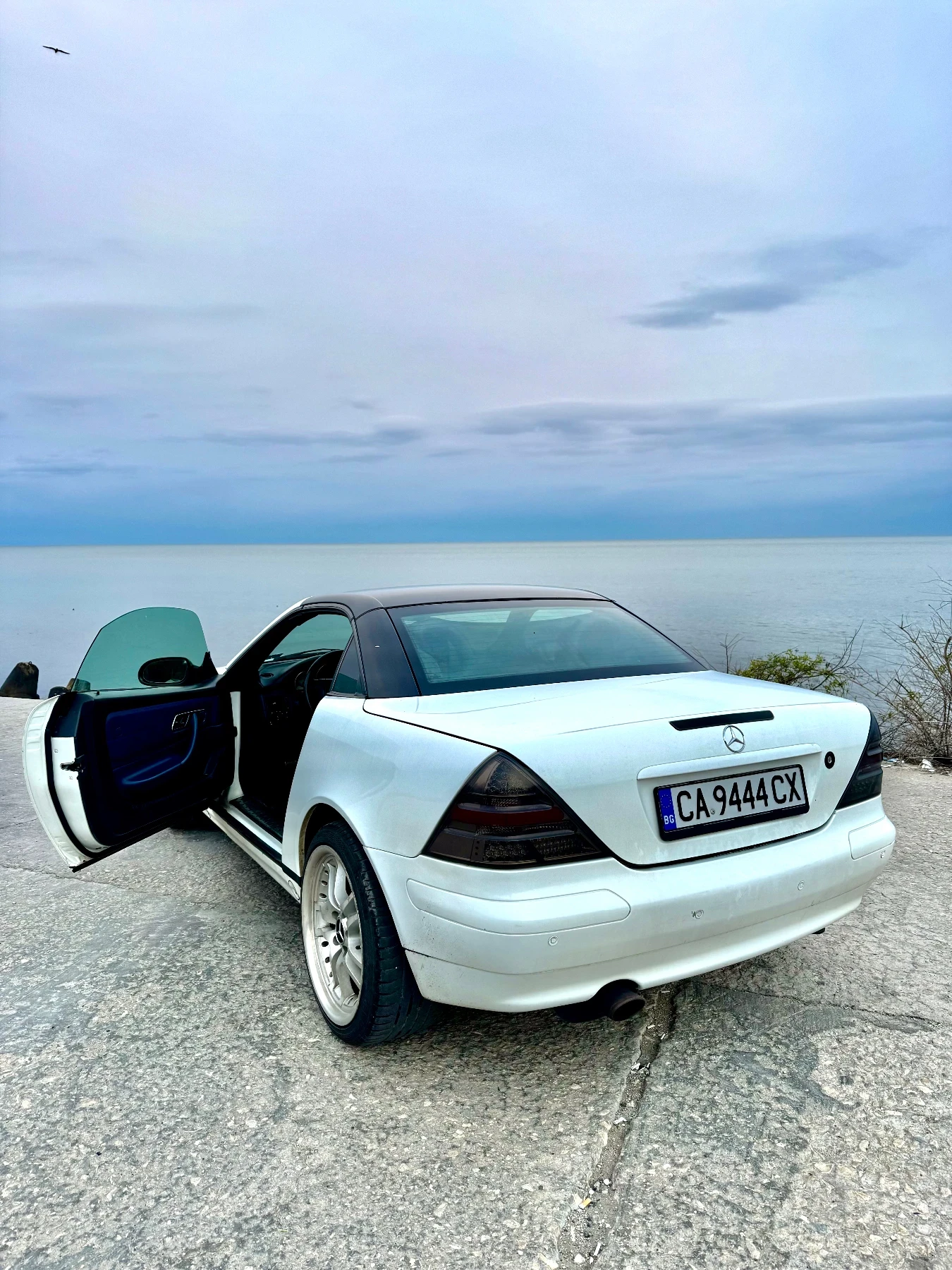 Mercedes-Benz SLK Бяла Перла | Bose | 18" Джанти , снимка 7 - Автомобили и джипове - 54708004