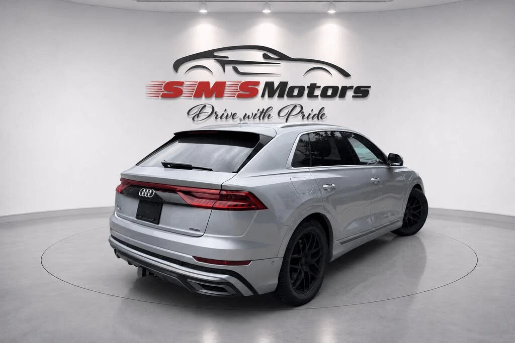 Audi Q8 TECHNIK 55 TFSI| BANG&OLUFSEN| MATRIX| S LINE| ПАН, снимка 4 - Автомобили и джипове - 55277479