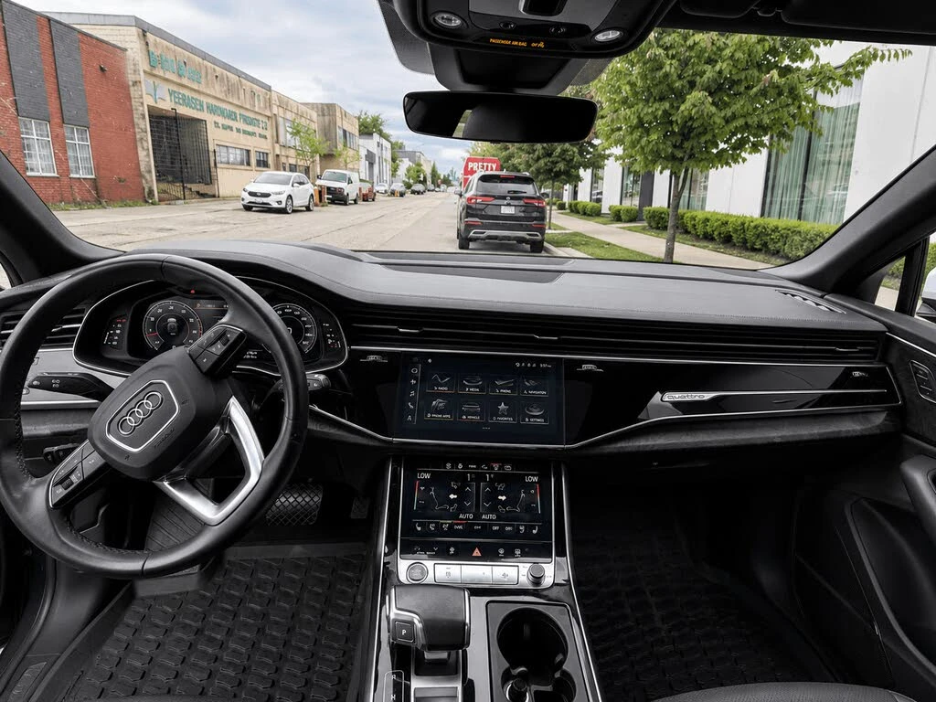 Audi Q8 TECHNIK 55 TFSI| BANG&OLUFSEN| MATRIX| S LINE| ПАН, снимка 9 - Автомобили и джипове - 55277479