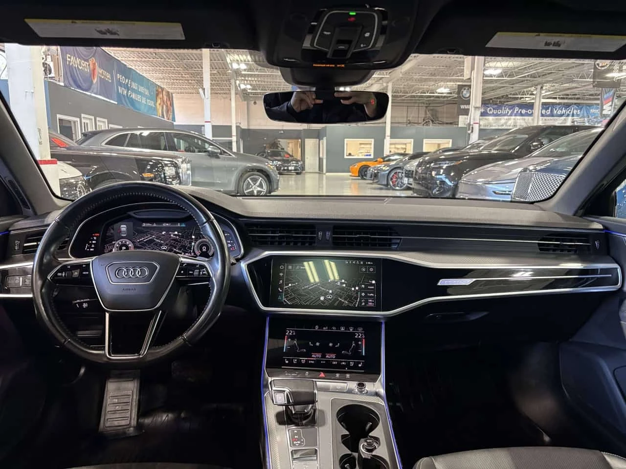 Audi A6 * Technik| S LINE| QUATTRO| CLUSTERNAV| HEADSUP| , снимка 10 - Автомобили и джипове - 56213793