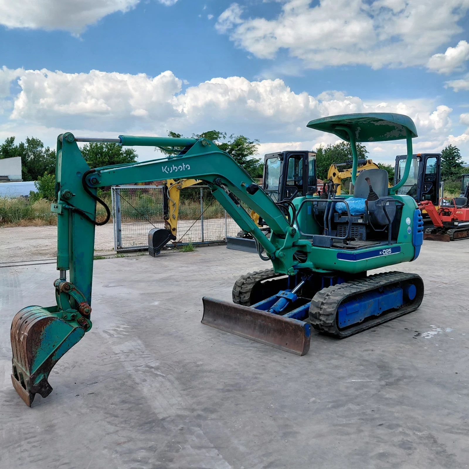Багер Kubota K-025 * 550 МОТОЧАСА * КАТО НОВ * 