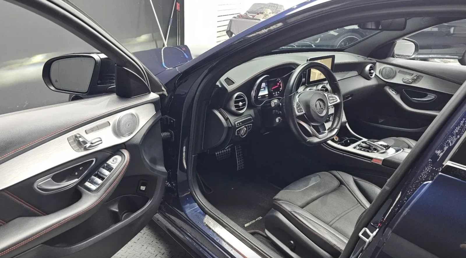 Mercedes-Benz C 43 AMG BURMESTER/ ПОДГРЕВ / ПАНО /HUD, снимка 6 - Автомобили и джипове - 55326359