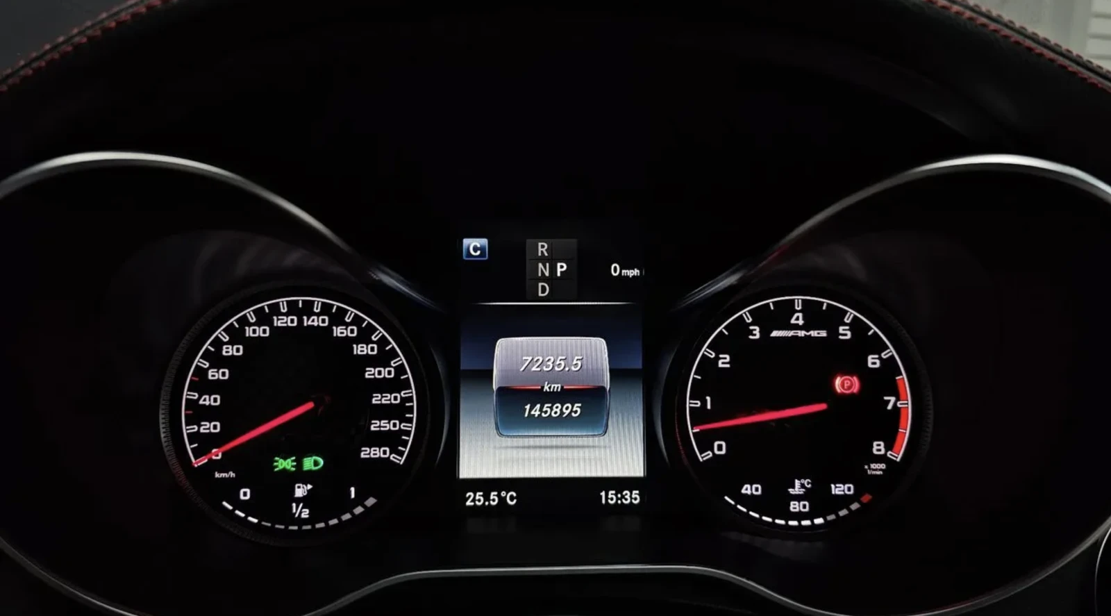Mercedes-Benz C 43 AMG BURMESTER/ ПОДГРЕВ / ПАНО /HUD, снимка 9 - Автомобили и джипове - 55326359