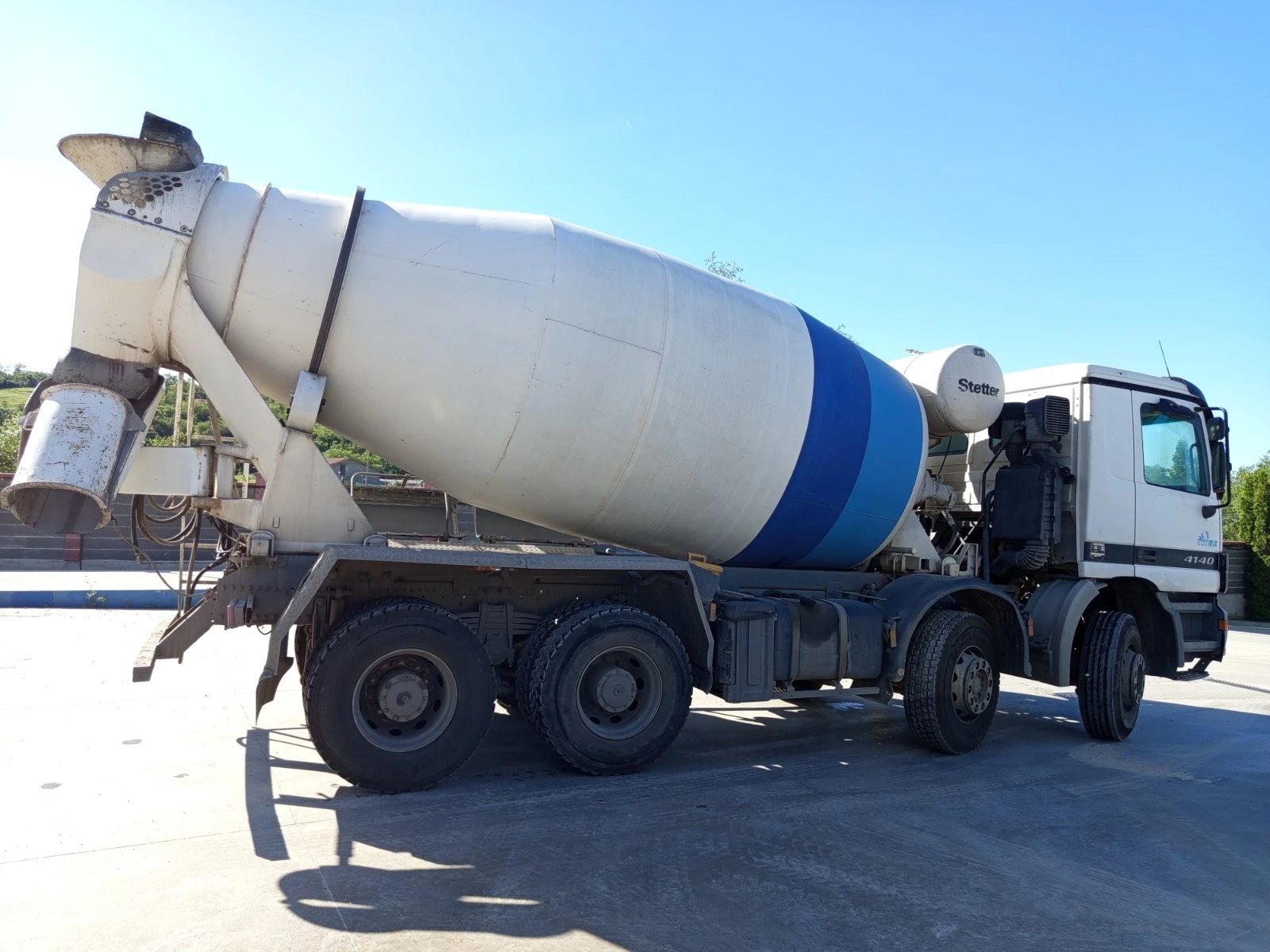 Бетон миксер Mercedes ACTROS 4140, снимка 2 - Индустриална техника - 55175988