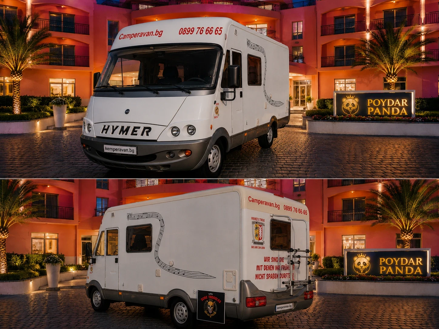 Кемпер HYMER / ERIBA 574, снимка 2 - Каравани и кемпери - 56135535