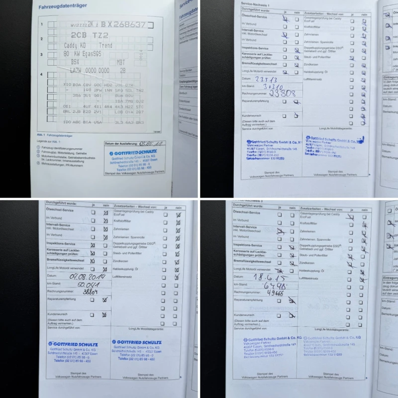 VW Caddy 2.0i EcoFuel (фабричен метан)ПЪЛНА ИСТОРИЯ В VW, снимка 14 - Автомобили и джипове - 53326917