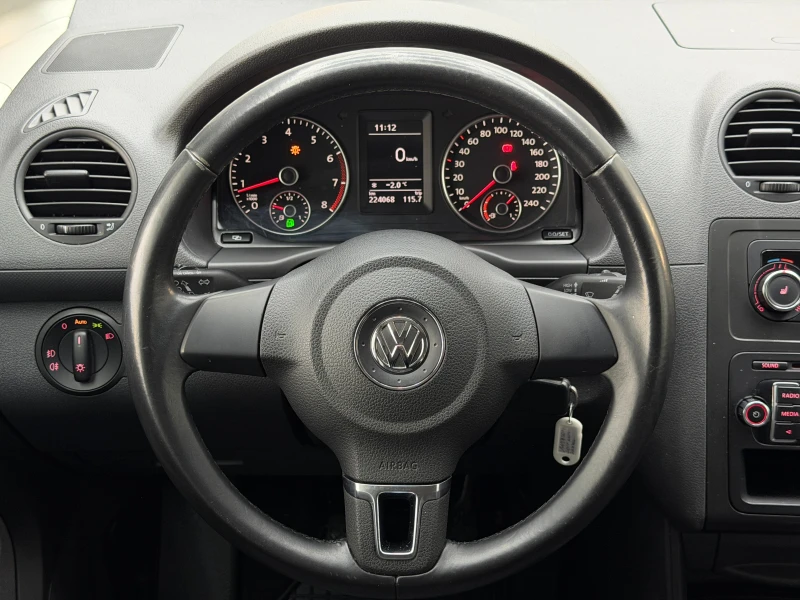 VW Caddy 2.0i EcoFuel (фабричен метан)ПЪЛНА ИСТОРИЯ В VW, снимка 9 - Автомобили и джипове - 53326917