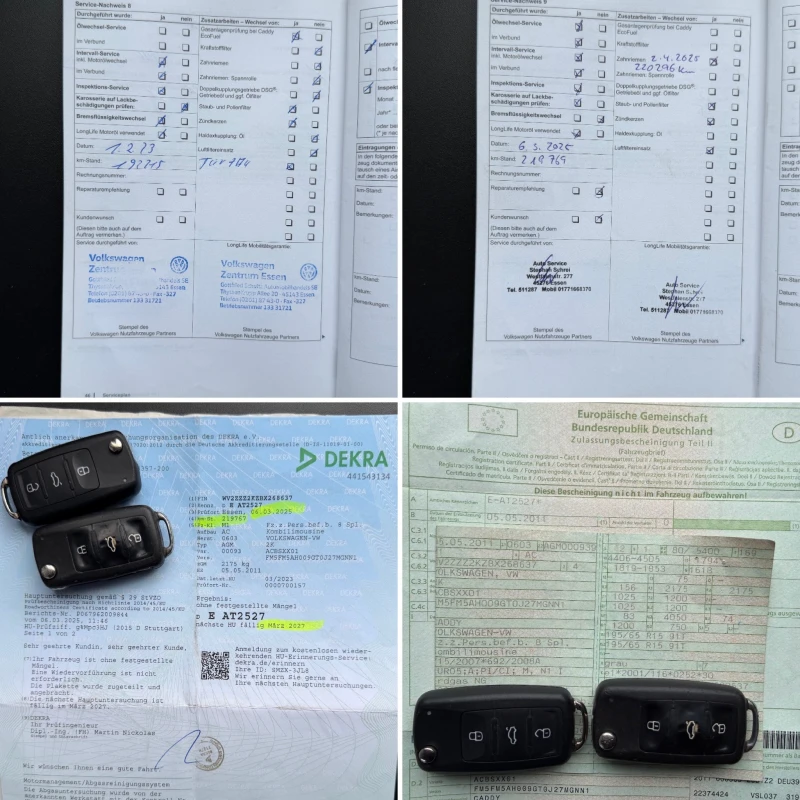 VW Caddy 2.0i EcoFuel (фабричен метан)ПЪЛНА ИСТОРИЯ В VW, снимка 16 - Автомобили и джипове - 53326917
