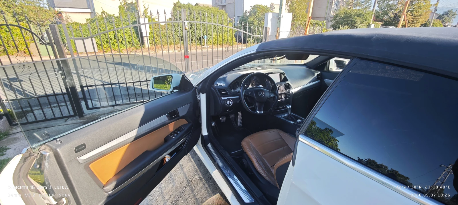 Mercedes-Benz E 250 Кабрио, снимка 7 - Автомобили и джипове - 55980877