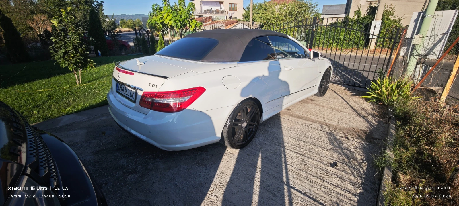 Mercedes-Benz E 250 Кабрио, снимка 4 - Автомобили и джипове - 55980877