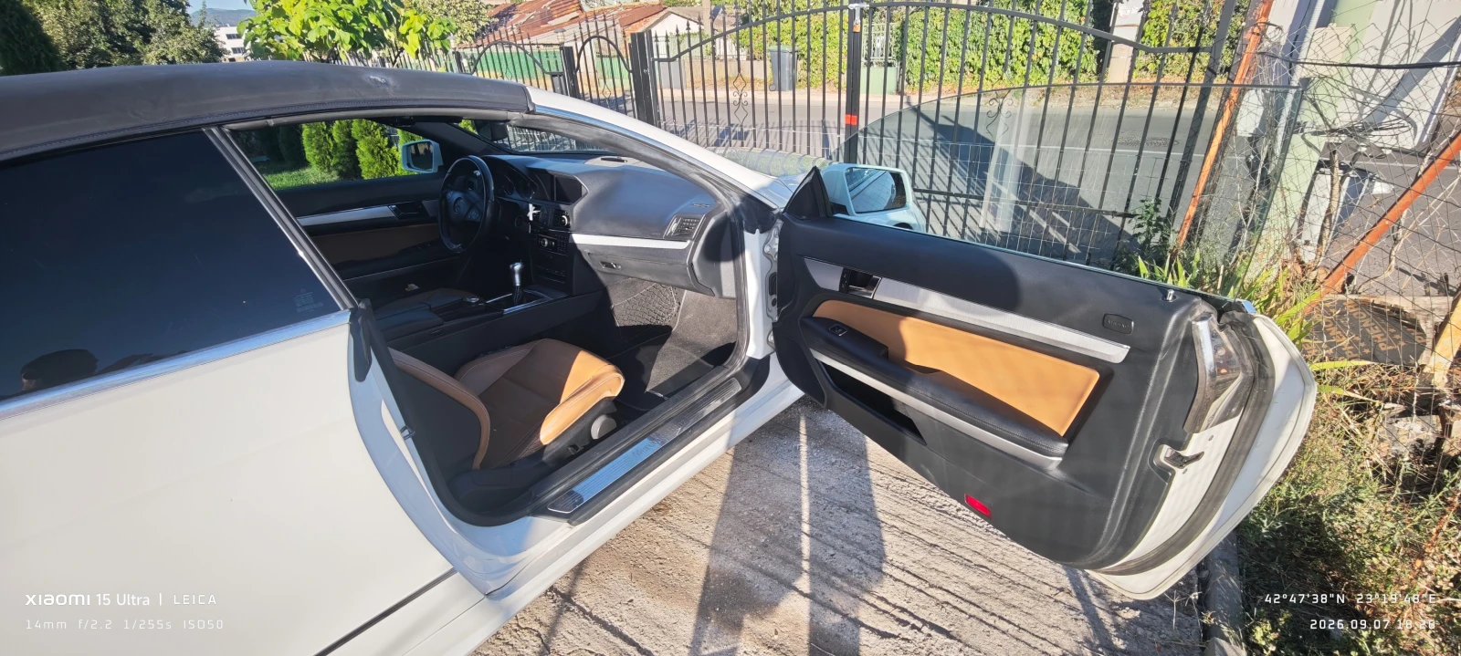 Mercedes-Benz E 250 Кабрио, снимка 5 - Автомобили и джипове - 55980877