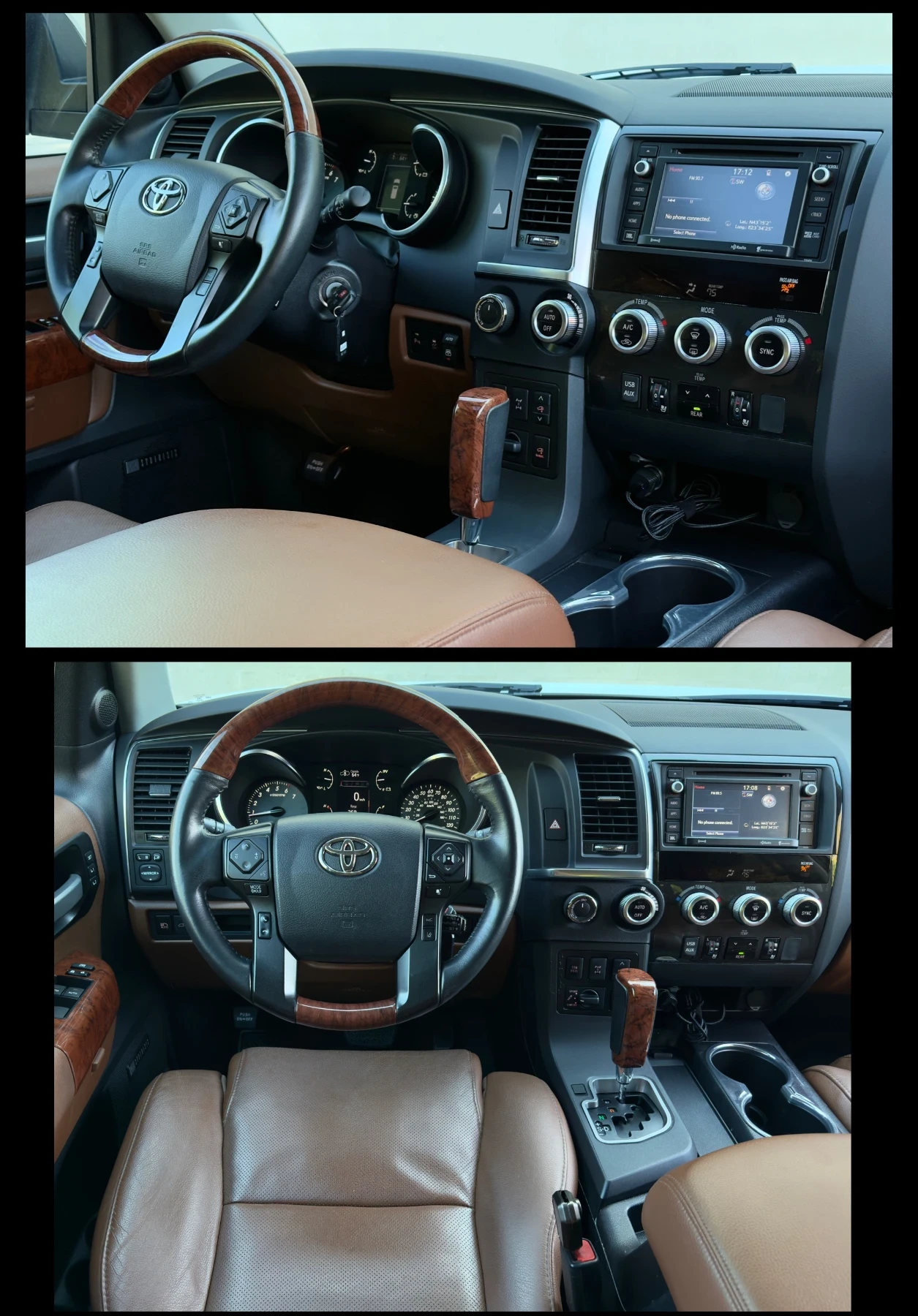 Toyota Sequoia 5.7i//V8* PLATINUM* FACELIFT* FULL, снимка 12 - Автомобили и джипове - 56321579