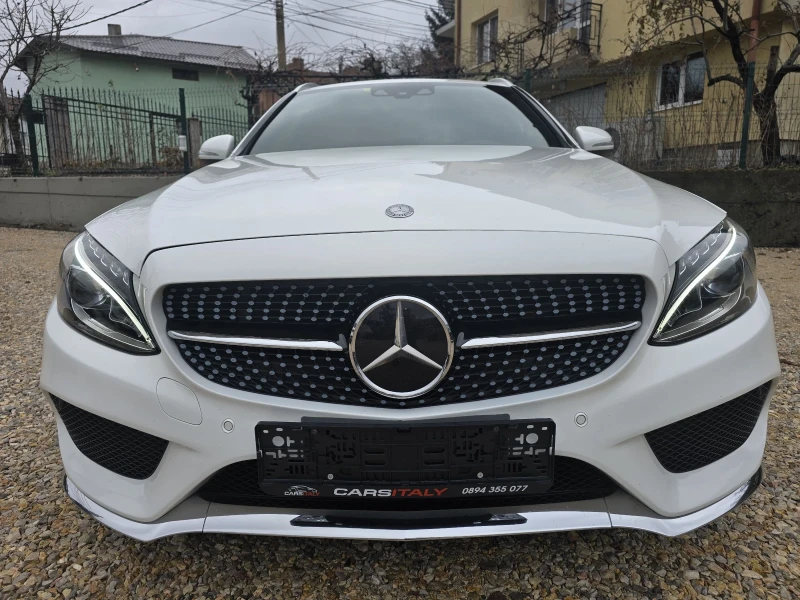 Mercedes-Benz C 220 AMG PREMIUM ДИСТРОНИК= ХЕДЪП, снимка 2 - Автомобили и джипове - 48195359