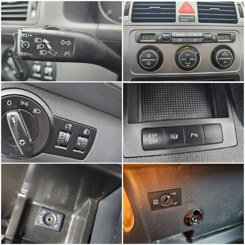 VW Touran 1.9 TDI/ 105 к.с./ ПОДГРЕВ, снимка 13 - Автомобили и джипове - 53359906