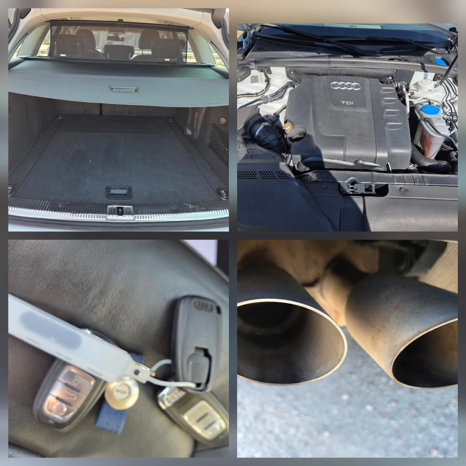 Audi A4 2.0TDI LED NAVI кожа, снимка 15 - Автомобили и джипове - 54870733