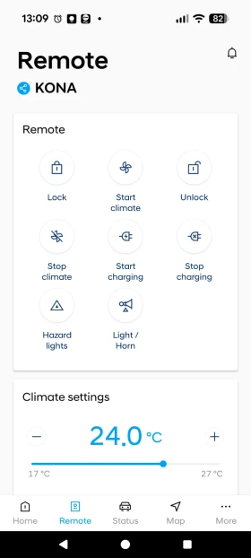 Hyundai Kona 64kWh_Face_ГАРАНЦИЯ 41 хил  SoH_100% Кам_Подгр Тер, снимка 15