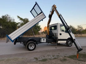 Iveco 35c13 3-стр самосвал с кран, снимка 6