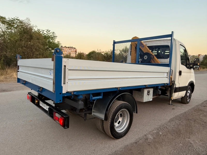 Iveco 35c13 3-стр самосвал с кран, снимка 14 - Бусове и автобуси - 51738527